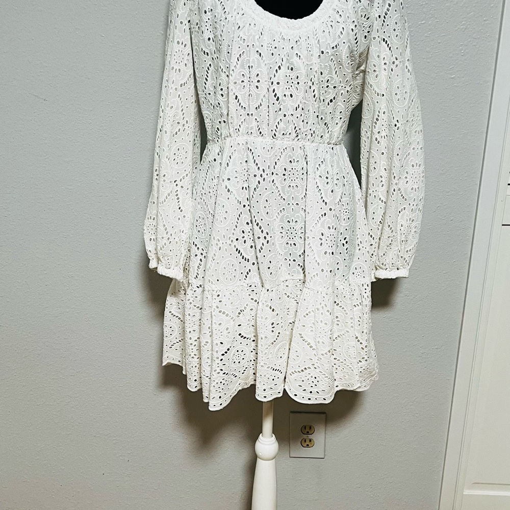 Veronica Beard Eyelet Mini Dress – Size 10